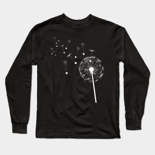 Dandelion Of Hearts Long Sleeve T-Shirt